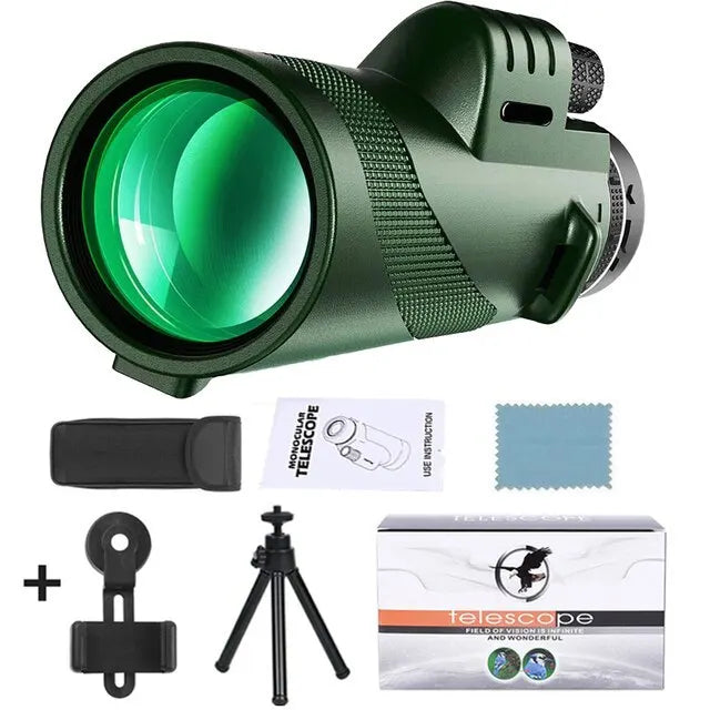 Explorer's Choice 80x Monocular For Birding And Outdoor Exploration