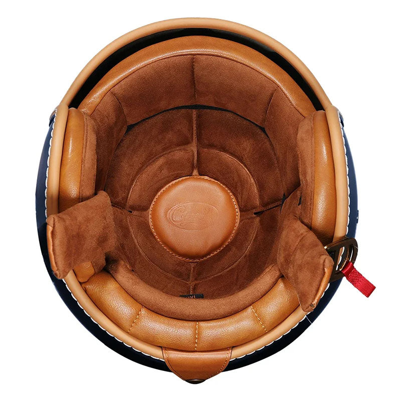 Featherlite Series Retro Open Face Helmet With Lightweight Comfort For Safe Riding