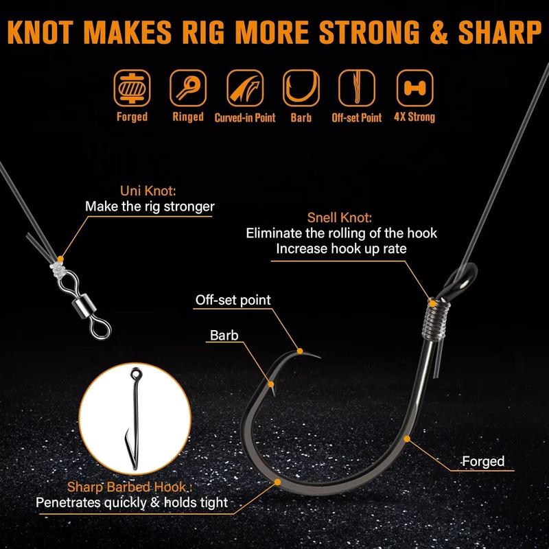 Fishing Essentials Pre-Rigged Catfish Rig With Adjustable Depth For Easy Setup