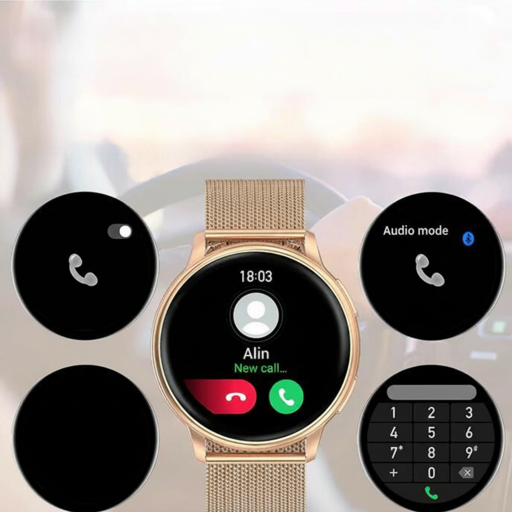Smartwatch Fitness Tracker With Heart Rate And Sleep Monitoring Sleek For Active Lifestyles