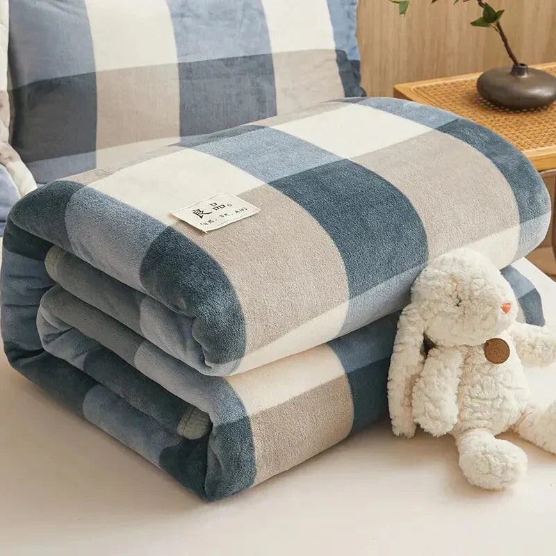 FlannelWarm Thick Flannel Blanket With Superior Softness For Cozy All Season Comfort