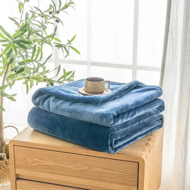 FlannelWarm Thick Flannel Blanket With Superior Softness For Cozy All Season Comfort