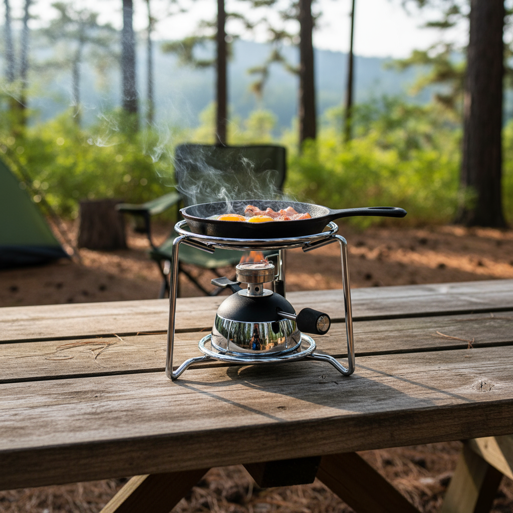Flarevo Portable Burner Stove For Outdoor Cooking With Efficient Gas Use