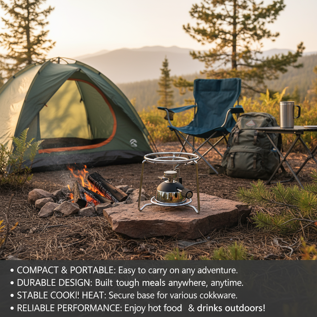 Flarevo Portable Burner Stove For Outdoor Cooking With Efficient Gas Use