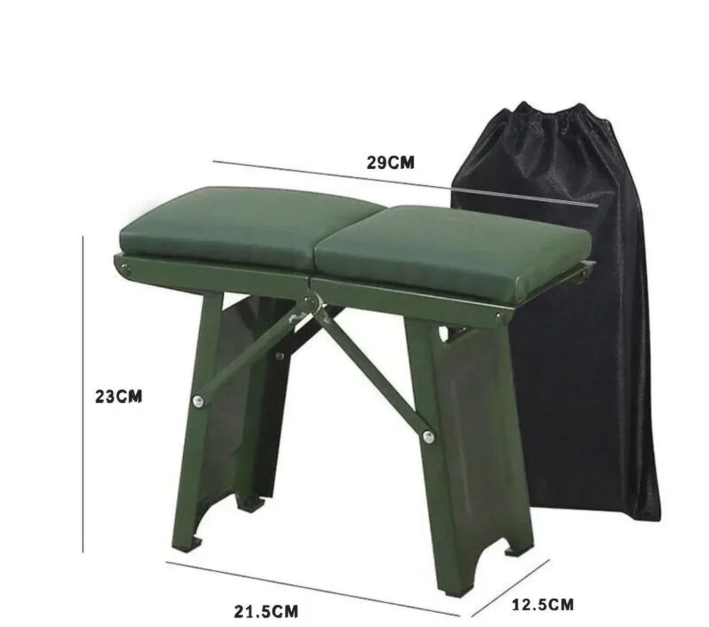 FlexSeat Compact Foldable Chair With Back Support That Adjusts For Outdoor Use