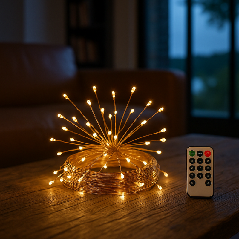 FlexiGlow Remote Control Outdoor Lights With Flexible Design