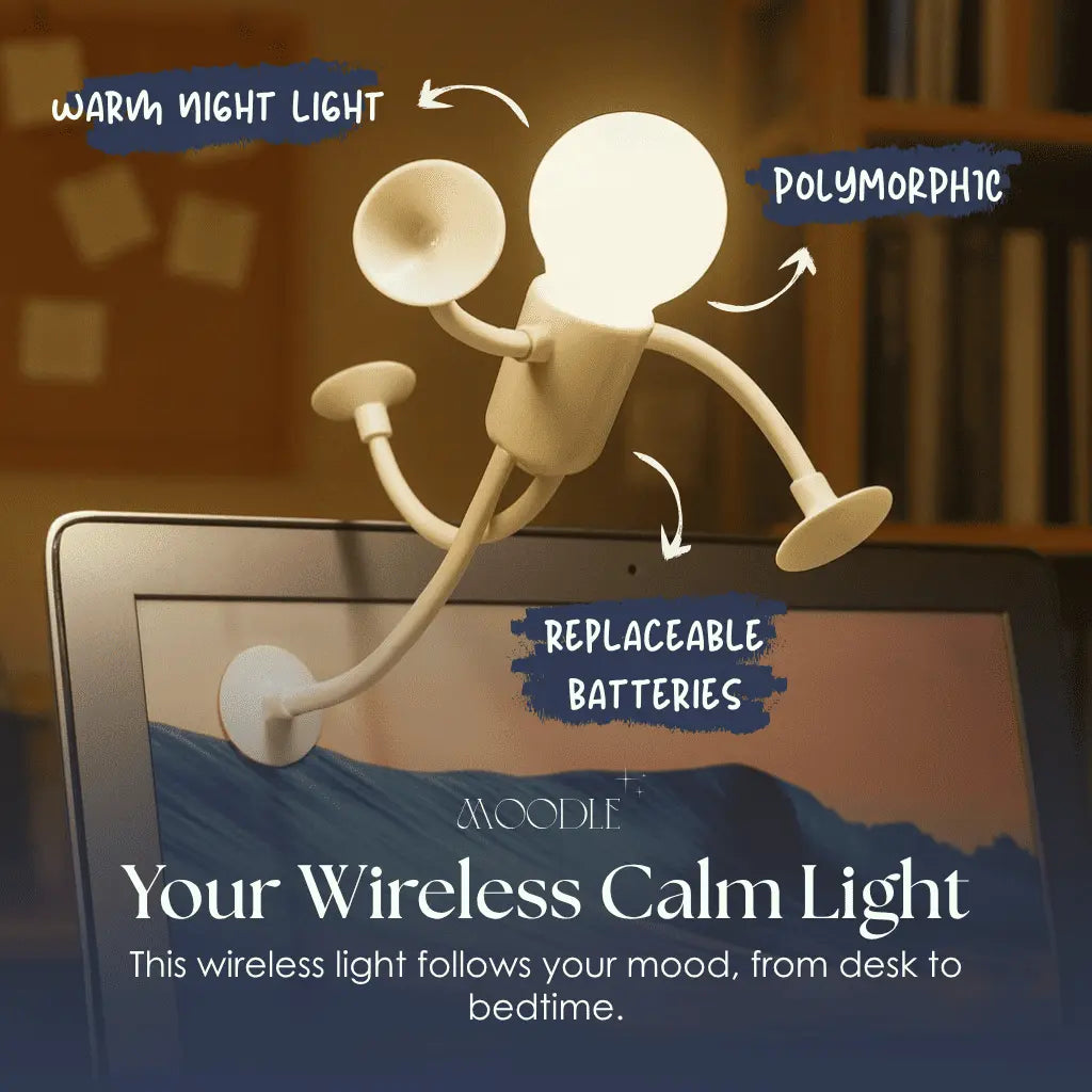 Moodle Mood LED Flexible Lamp With Wireless Design For Cozy Ambiance