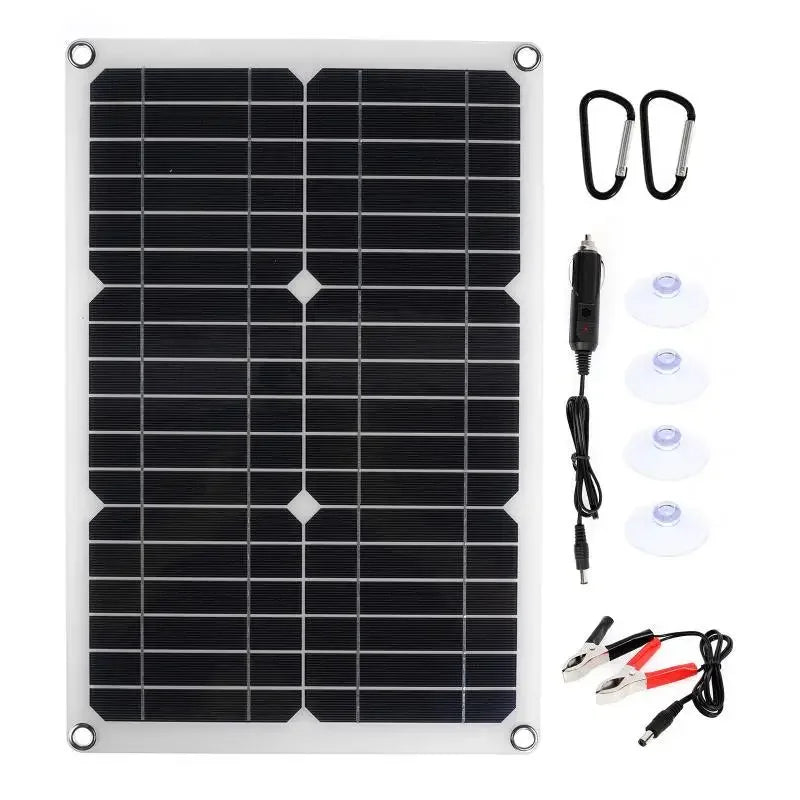 Flexible 1200W Monocrystalline Solar Panel With Dual USB Ports For Outdoor Adventures