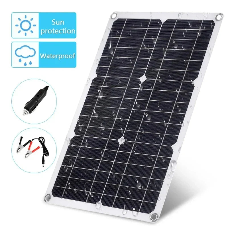 Flexible 1200W Monocrystalline Solar Panel With Dual USB Ports For Outdoor Adventures