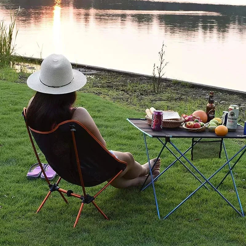 Lightweight Camping Chair And Sand Resistant Beach Blanket From Flexora Outdoor Set