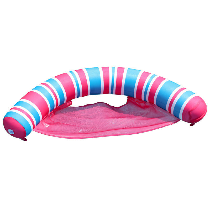 Floating Lounge Pool Lounger With Mesh Support For Cooling Comfort