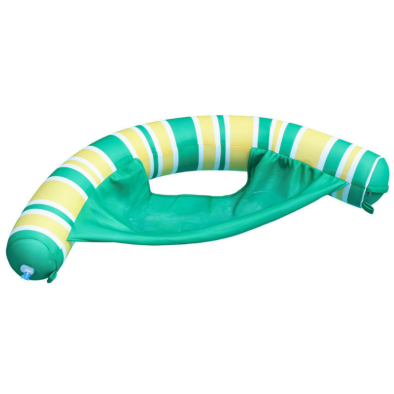 Floating Lounge Pool Lounger With Mesh Support For Cooling Comfort