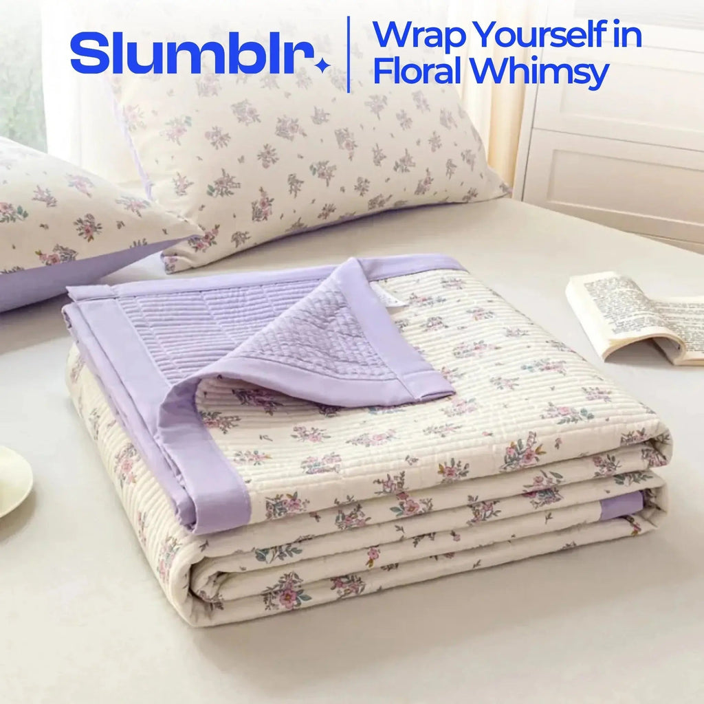 Floral Bedding Set With Soft Microfiber Duvet Covers And Hidden Zipper Year-Round Comfort