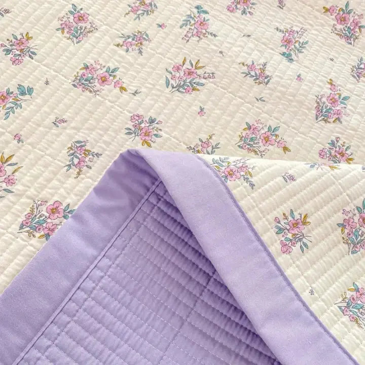Floral Bedding Set With Soft Microfiber Duvet Covers And Hidden Zipper Year-Round Comfort