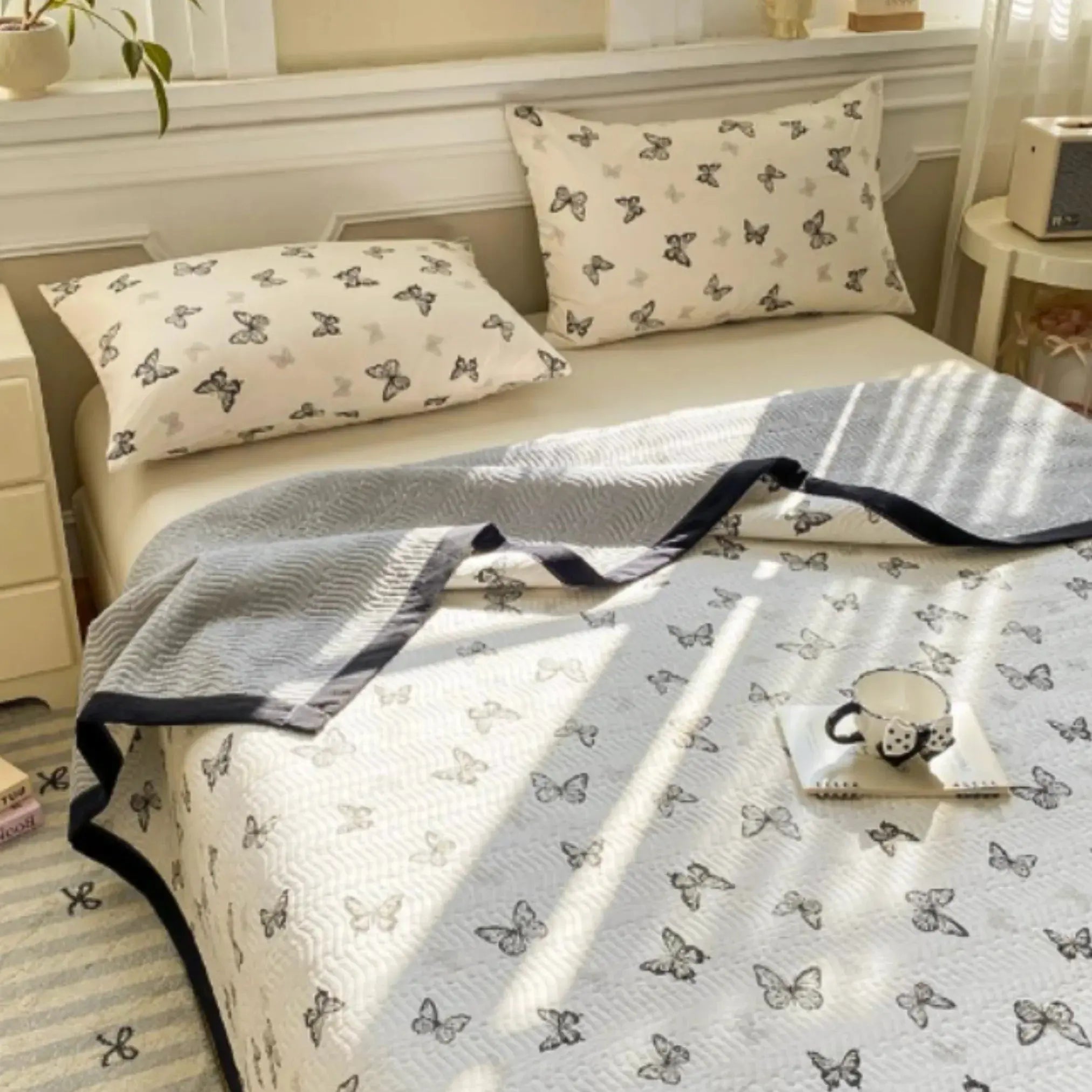 Floral Bedding Set With Soft Microfiber Duvet Covers And Hidden Zipper Year-Round Comfort