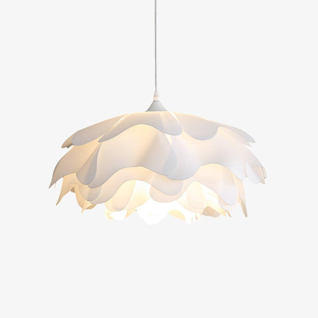 White Beautiful Blossom Pendant Light For Warm Home Ambience