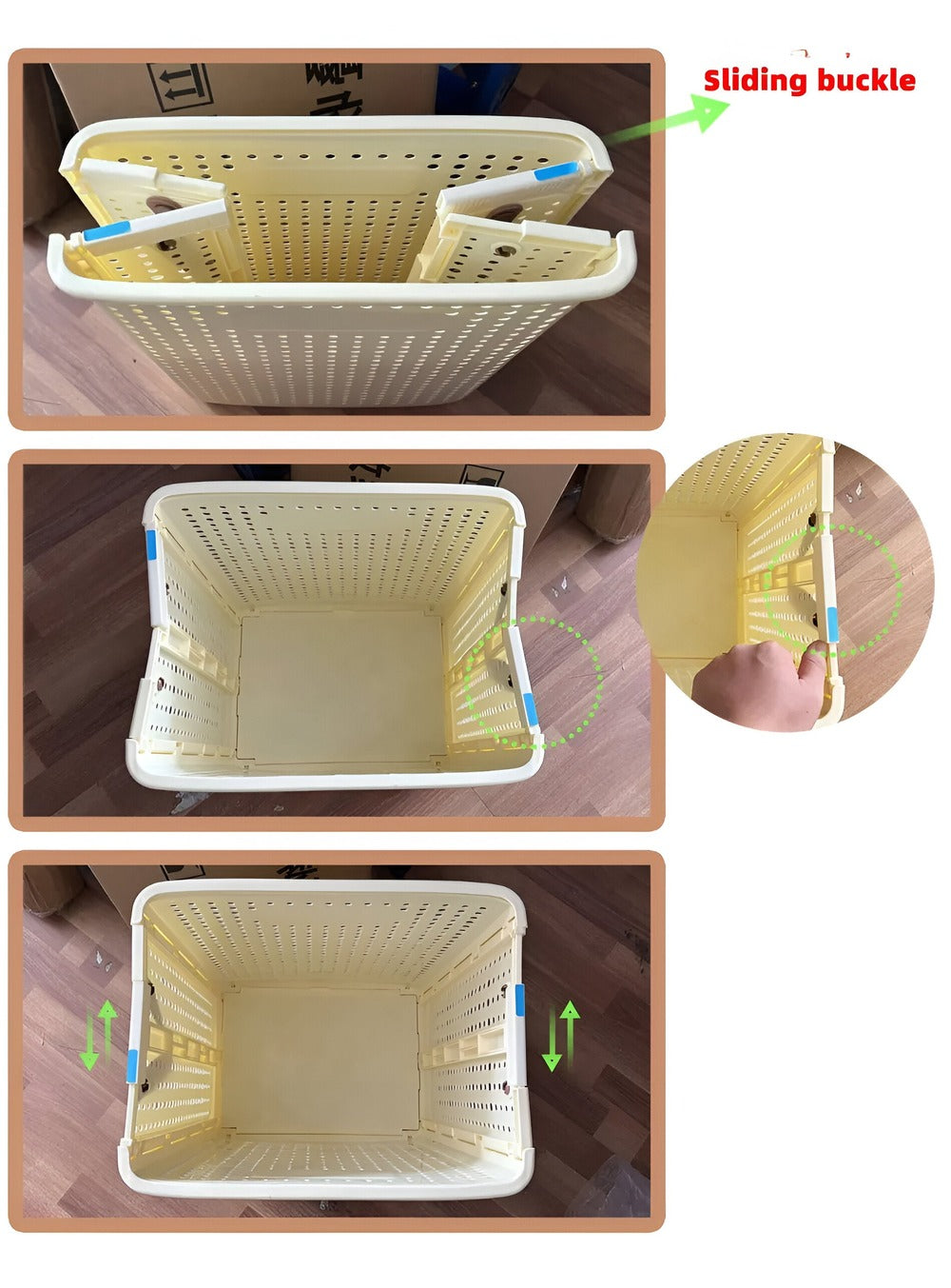 FoldEase Foldable Laundry Basket On Wheels For Easy Transport