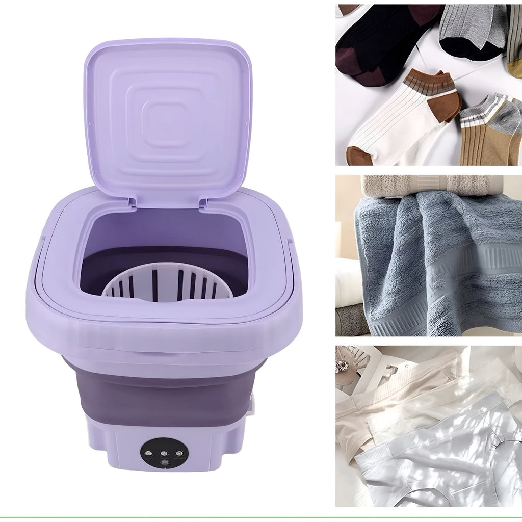FoldaBowlifte Mini Washer And Dryer, Ultra-Compact Portable Laundry Solution