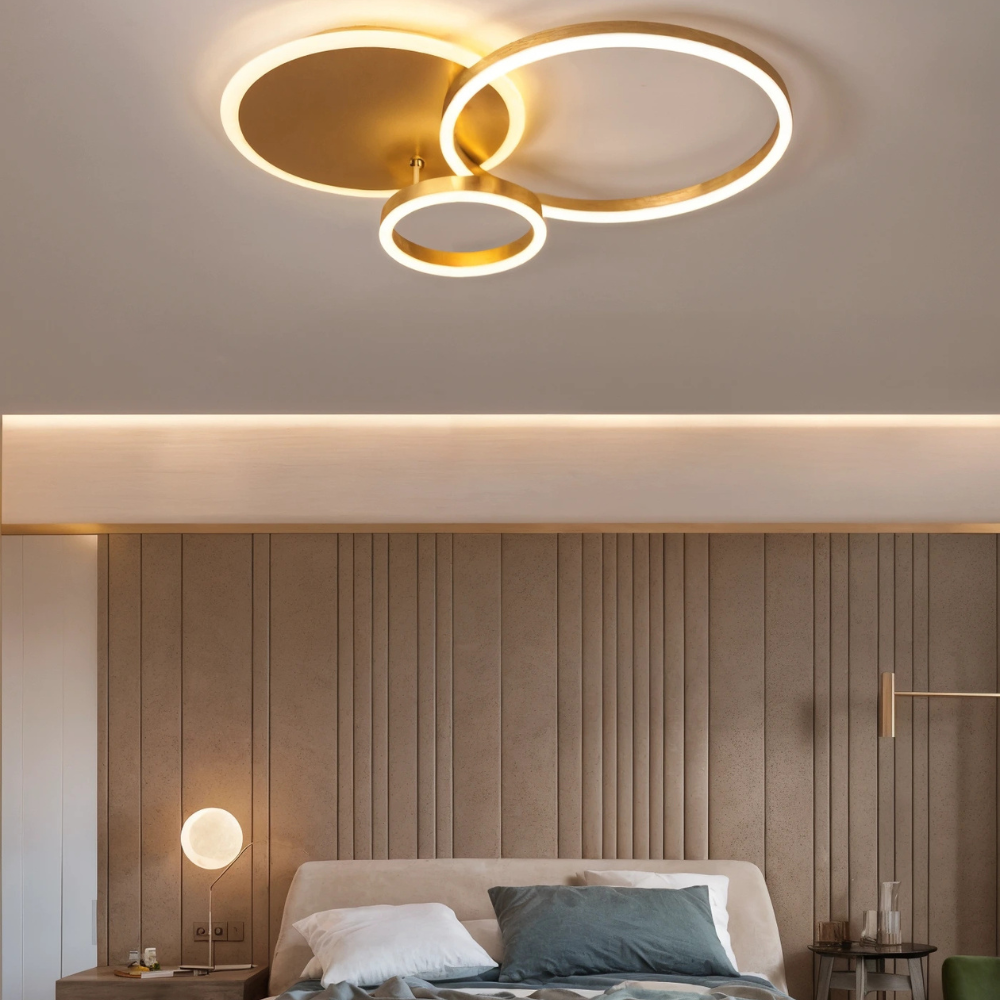 Frelis Ring Chandelier With Adjustable Rings For Elegant Home Lighting