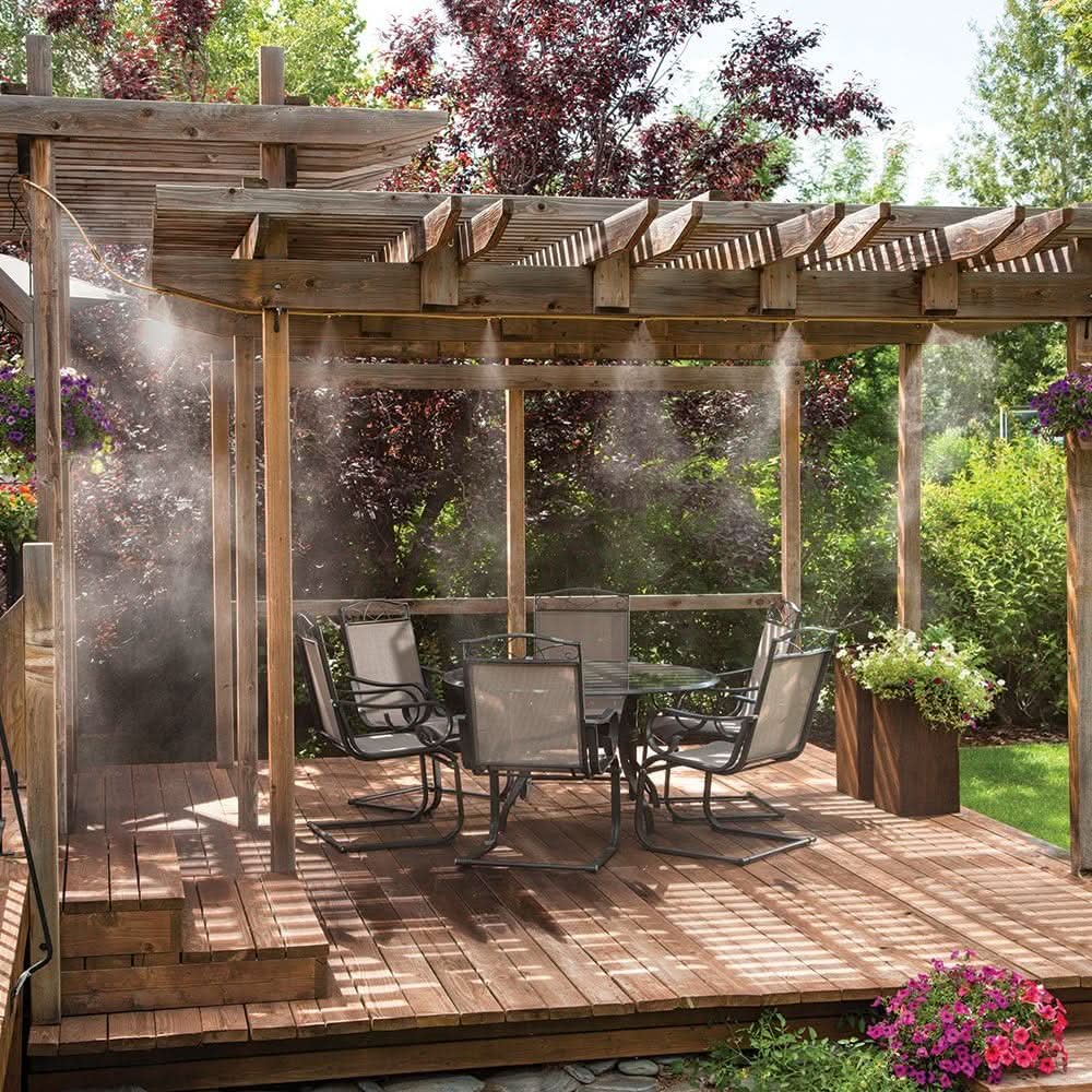 FreshBreeze Cooling Irrigation System For Gardens And Patios With Easy Setup