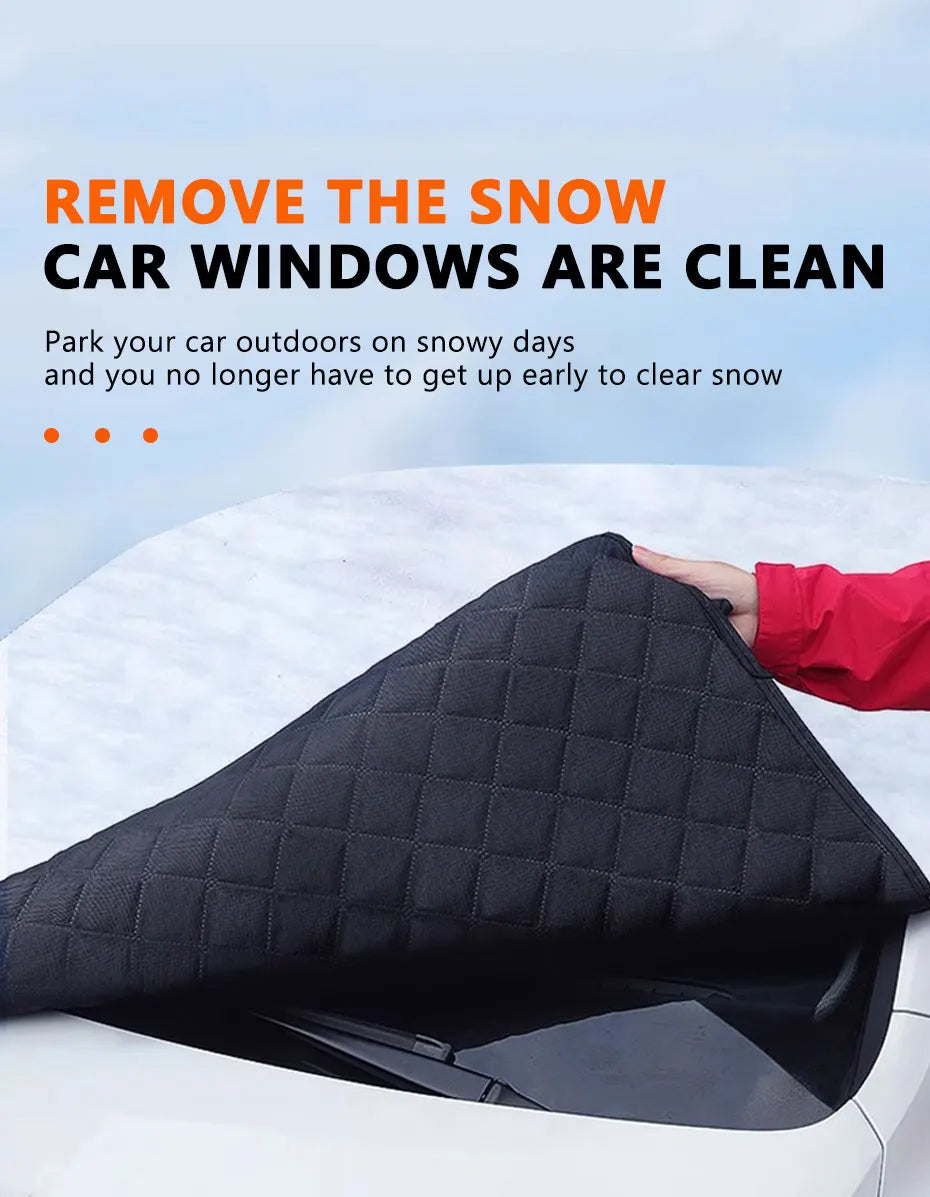FrostGuard Pro All-Season Windshield Cover With Magnetic Fastening, 5-Layer Shield