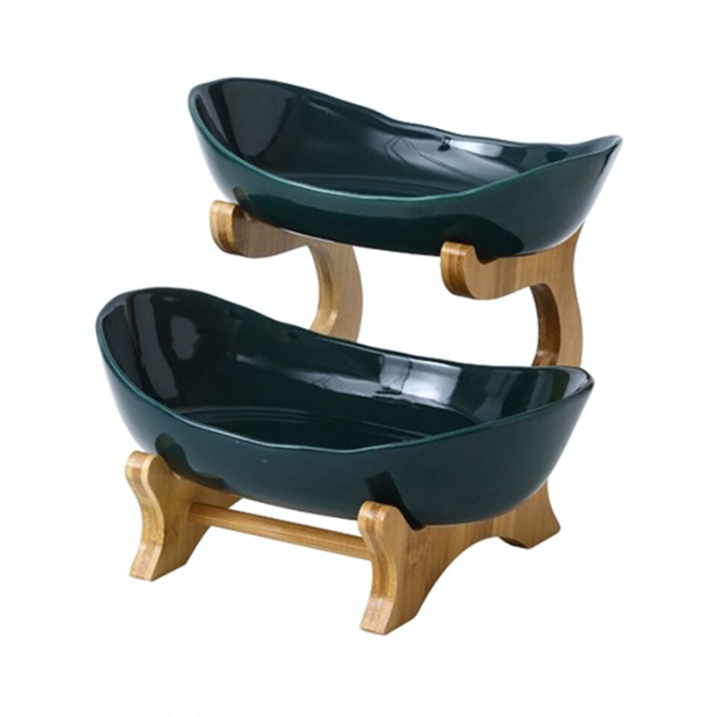 FruitTriad Triple-Tier Fruit Bowl With Compact Design For Fresh Fruit Storage