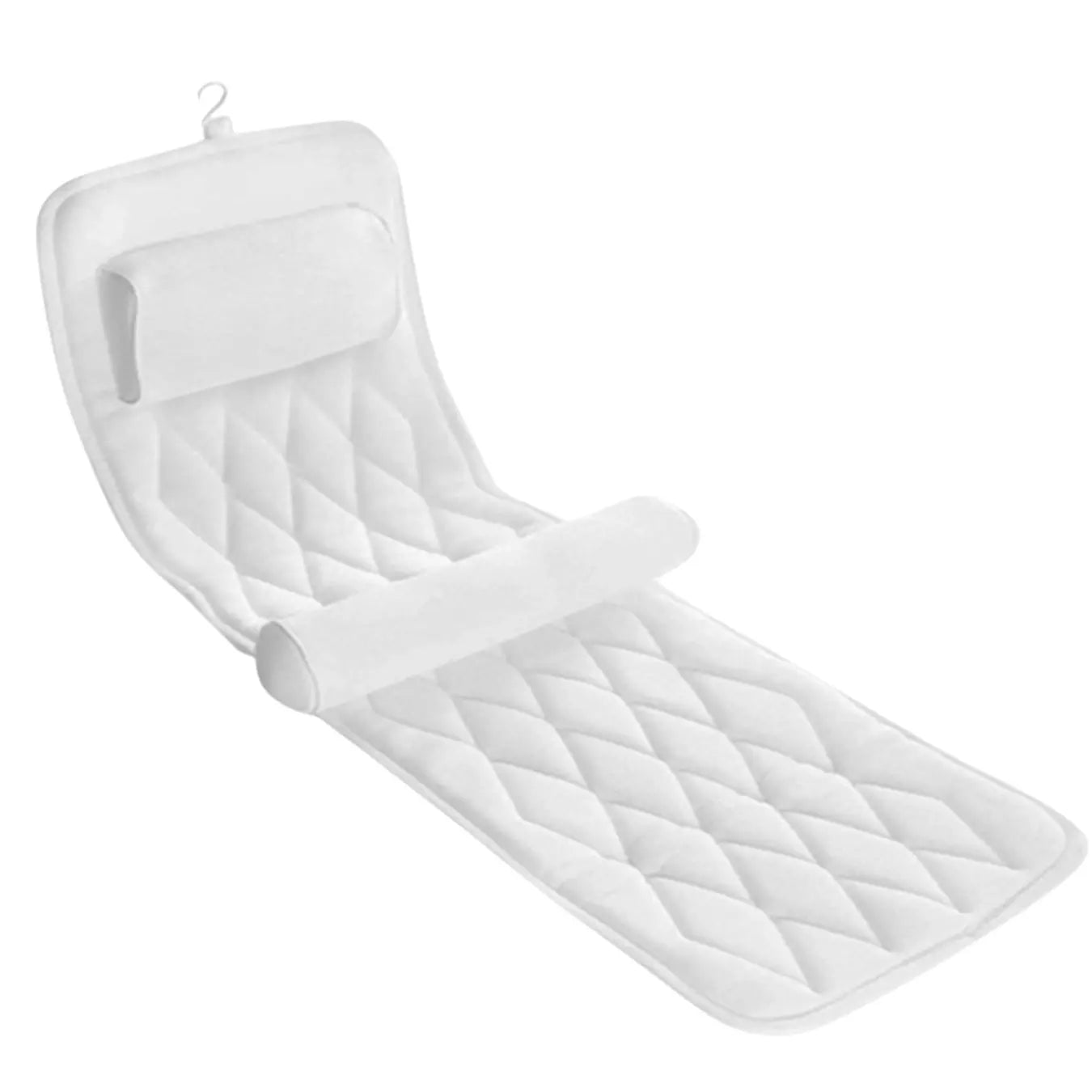 Relaxing Tub Bath Pillow With Non-Slip Backing For Breathable Comfort
