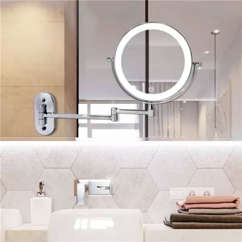 NovaGlow LED 5x Magnification Mirror Lamp For Makeup Pros And Home Use