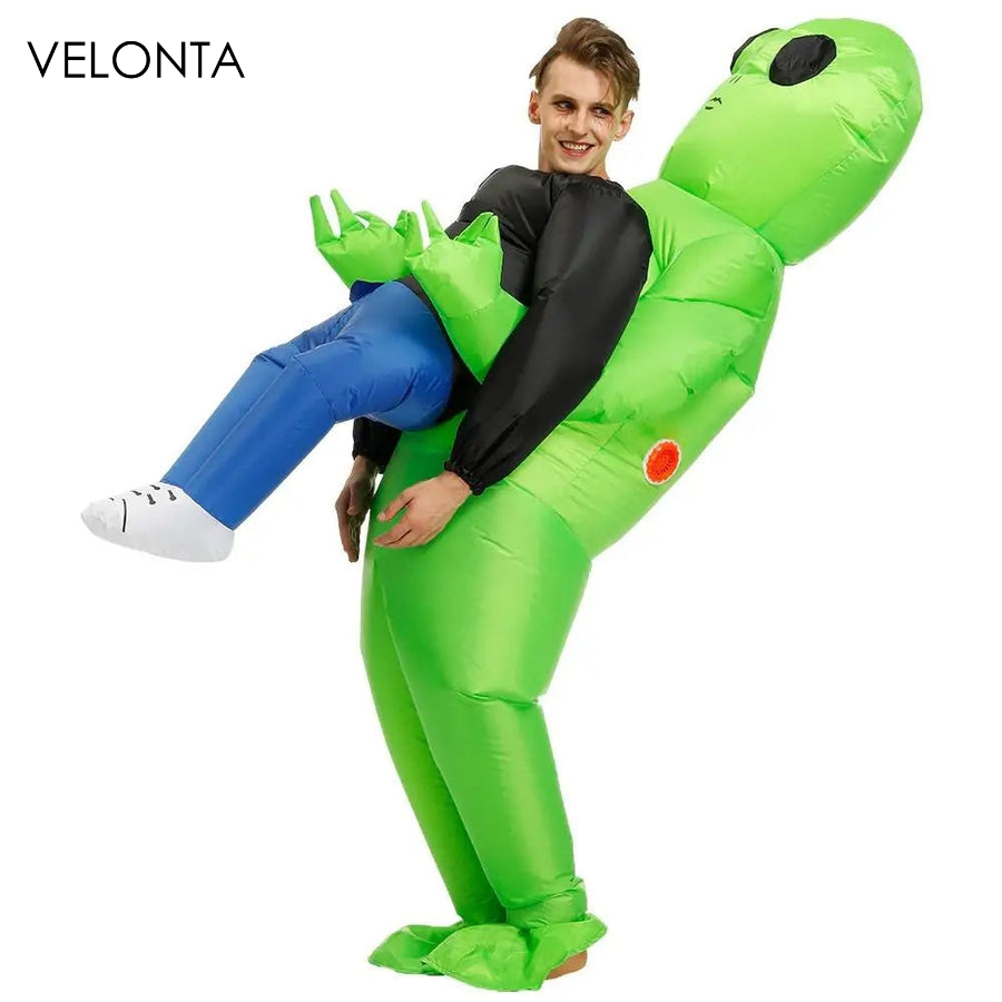 Inflatable Alien Outfit From Galactic Costume With Leak-Proof Design For All Ages