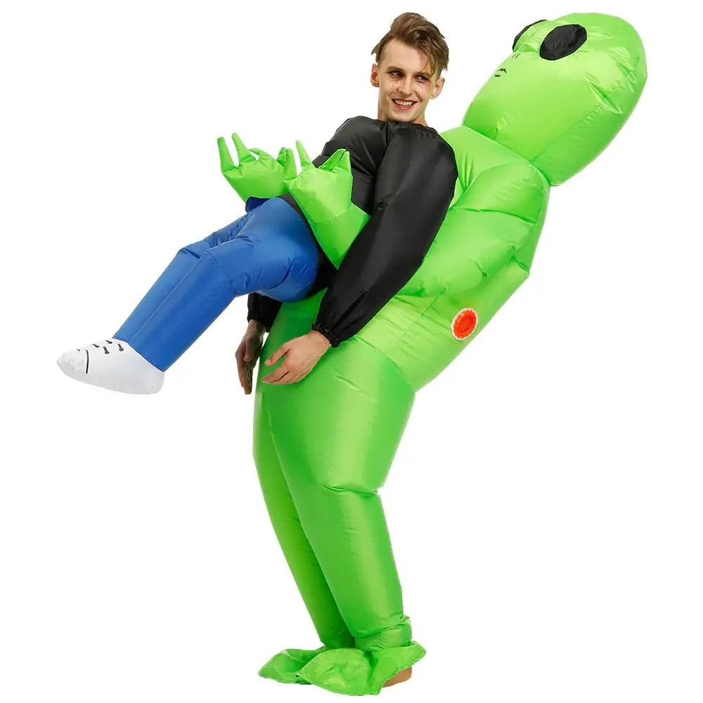 Inflatable Alien Outfit From Galactic Costume With Leak-Proof Design For All Ages