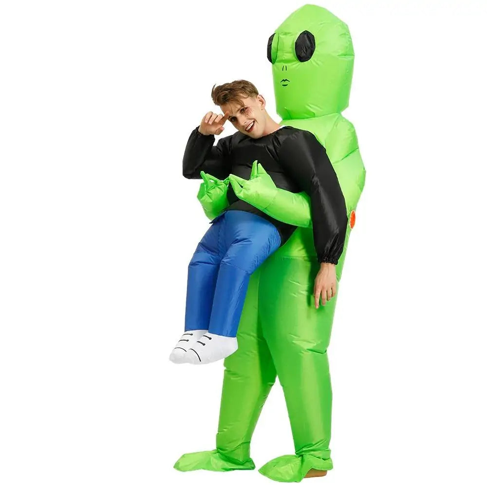 Inflatable Alien Outfit From Galactic Costume With Leak-Proof Design For All Ages