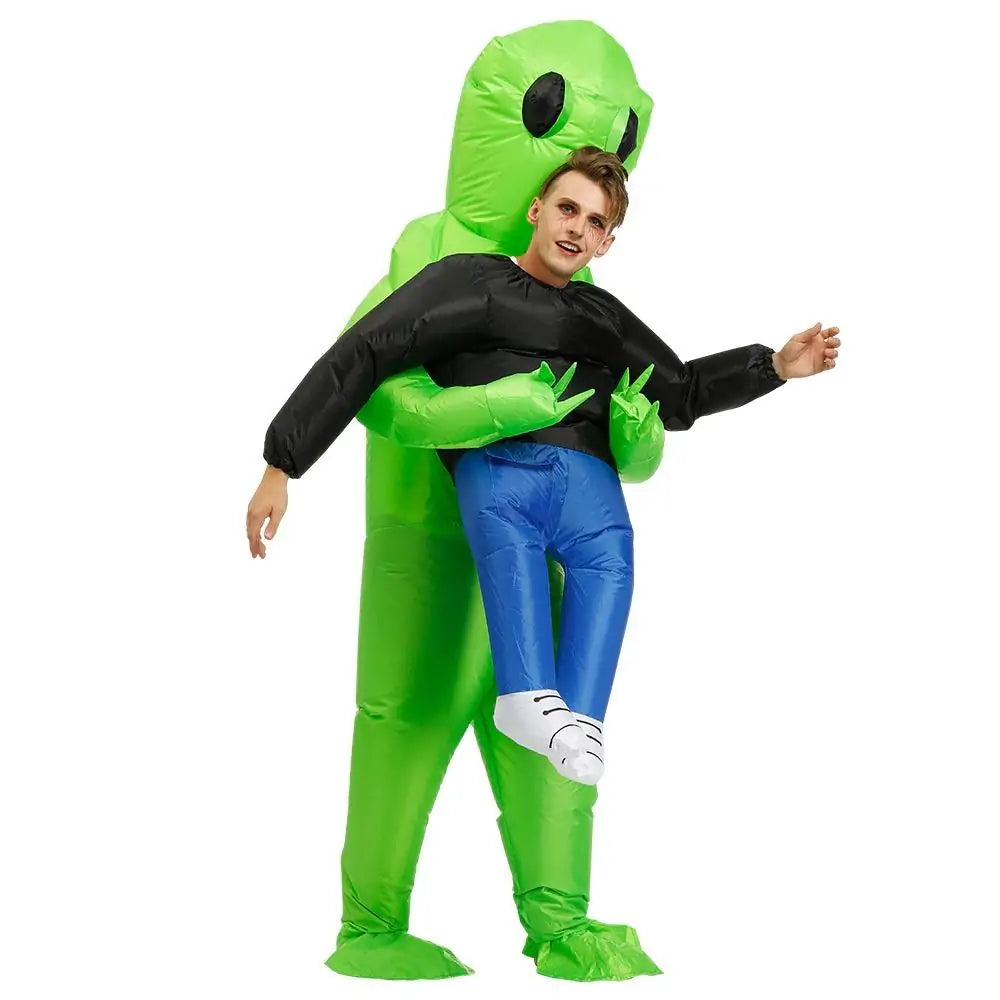 Inflatable Alien Outfit From Galactic Costume With Leak-Proof Design For All Ages