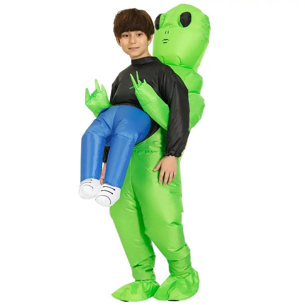 Inflatable Alien Outfit From Galactic Costume With Leak-Proof Design For All Ages