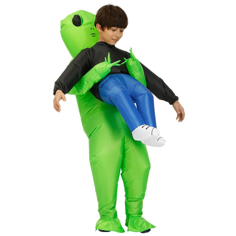 Inflatable Alien Outfit From Galactic Costume With Leak-Proof Design For All Ages