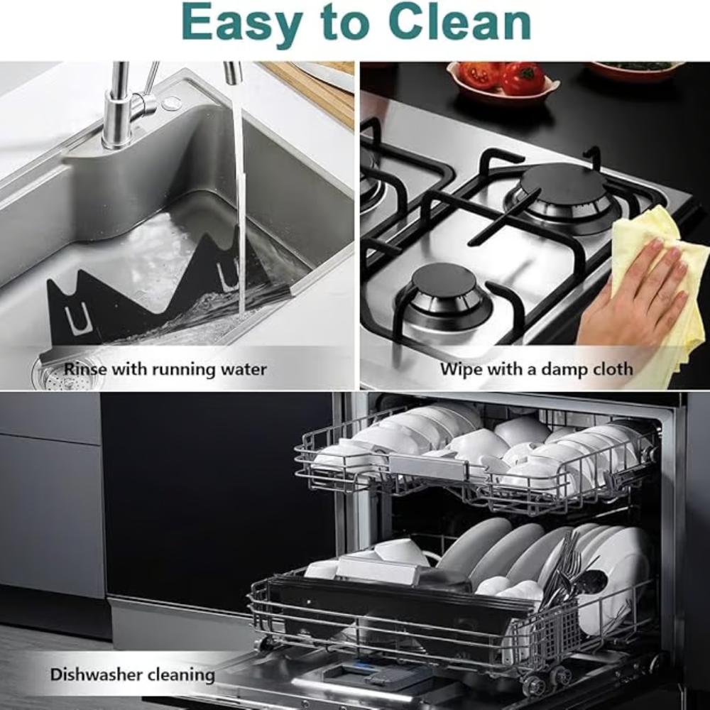 GapLock Adjustable Stainless Steel Gap Cover For Stovetop