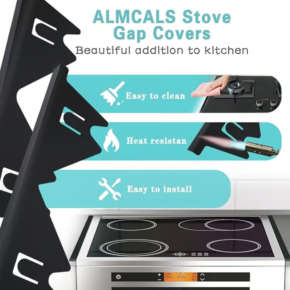 GapLock Adjustable Stainless Steel Gap Cover For Stovetop