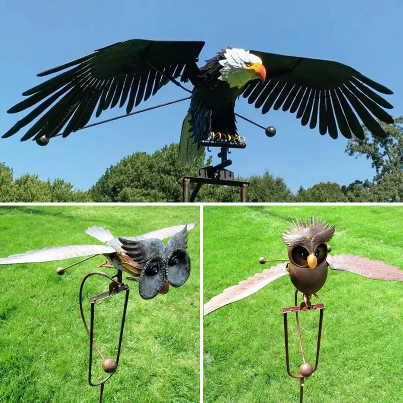 Garden Art Outdoor Windmill Ornament With Graceful Motion And Weather Resistance