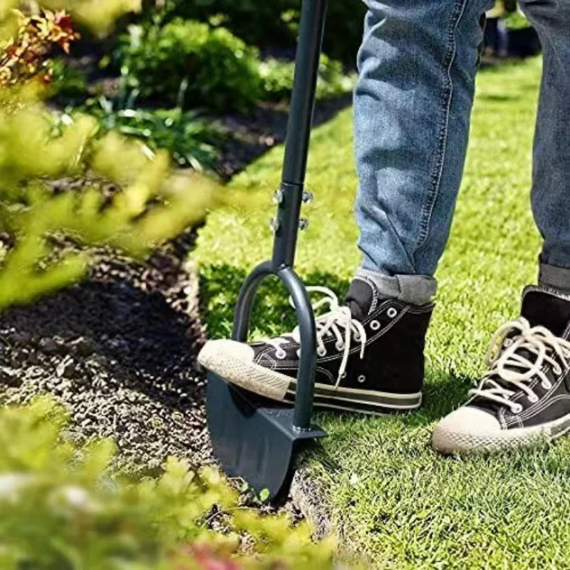 Garden EdgeMaster Manual Edger Crescent Blade And Ergonomic Handle