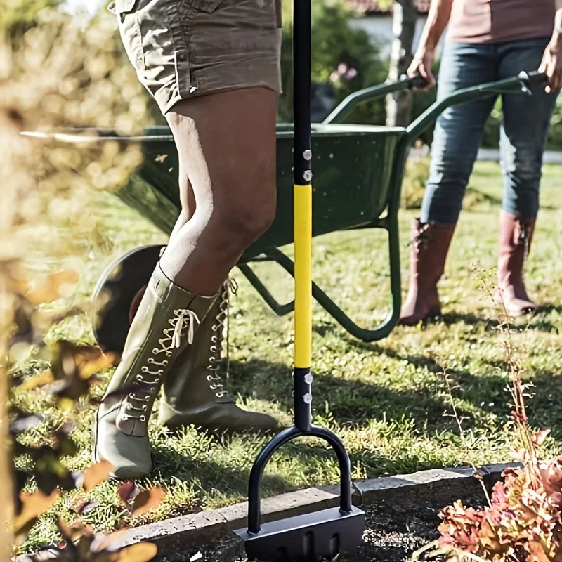 Garden EdgeMaster Manual Edger Crescent Blade And Ergonomic Handle