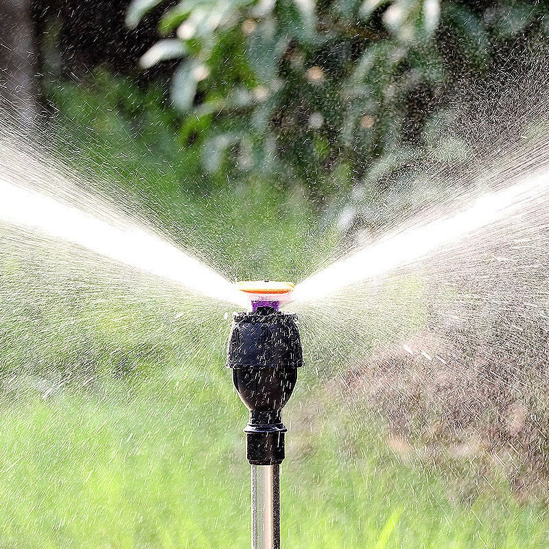 Garden Sprinkler System: Tripod Sprinkler With 360 Degree Rotation, Adjustable