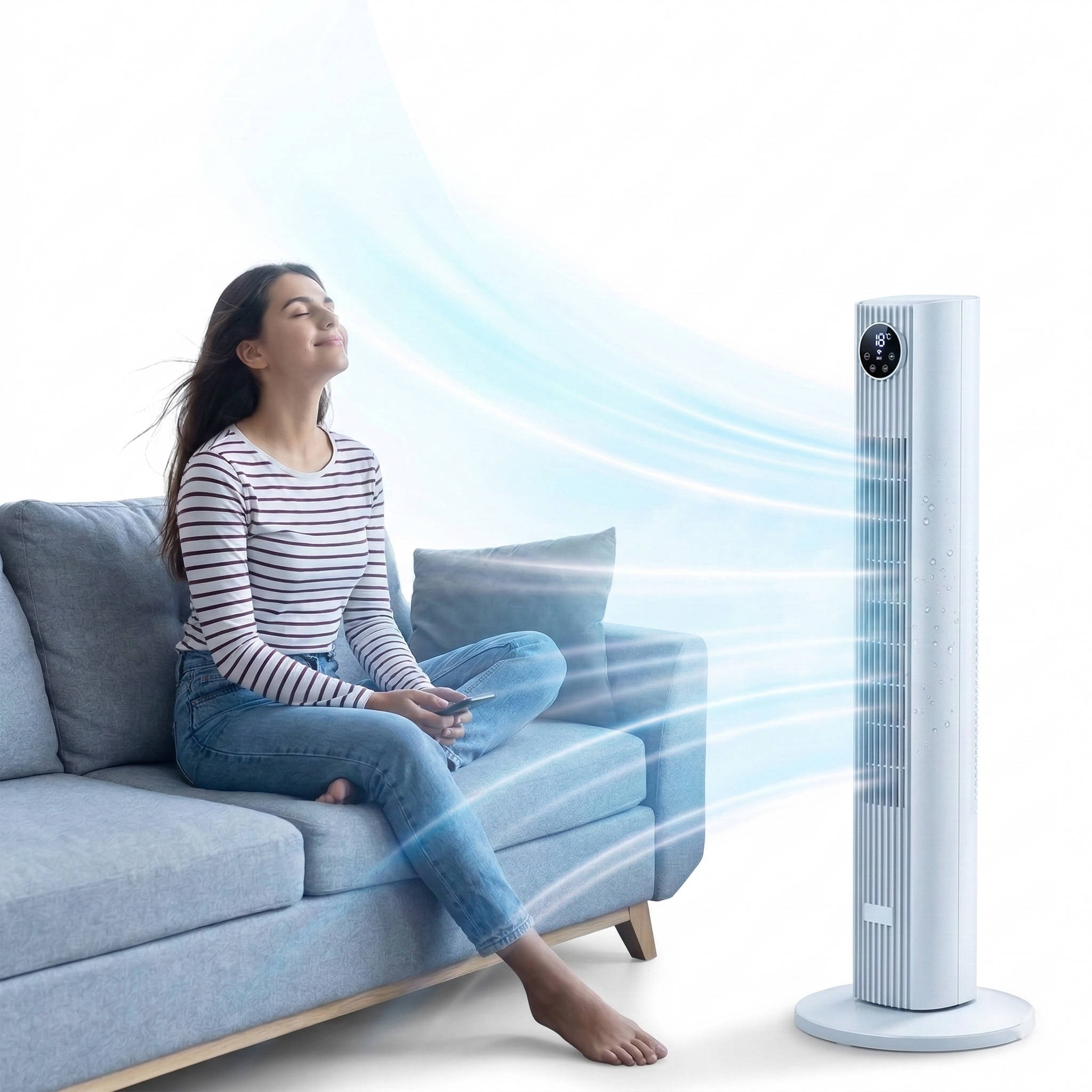 Portable Air Conditioner Unit for Bedroom & Apartment, Room Air Cooler, Windowless | ormexis