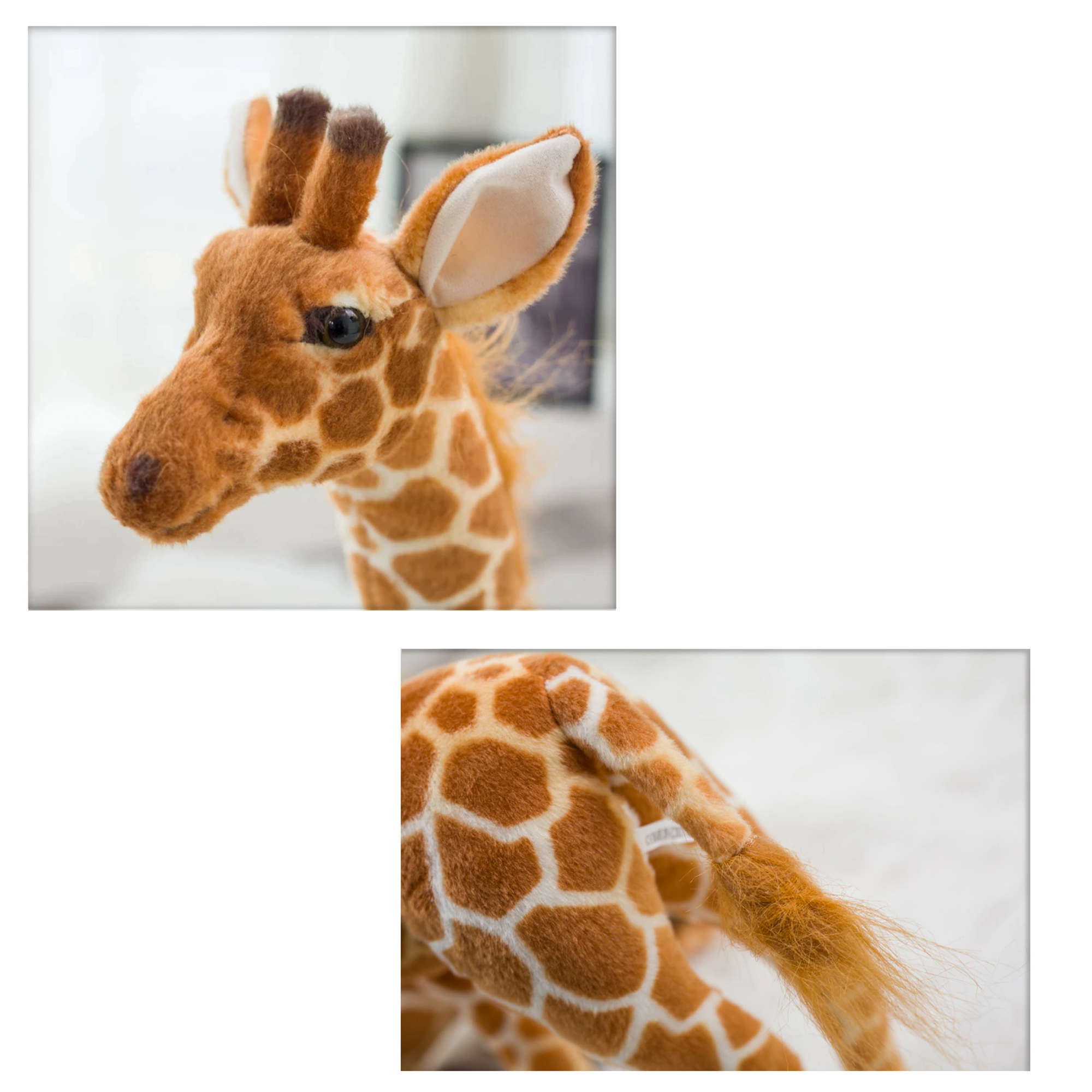 Oversize Giraffe Plush Toy For Warm Cuddles And Playtime