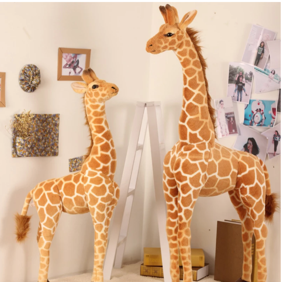 Oversize Giraffe Plush Toy For Warm Cuddles And Playtime