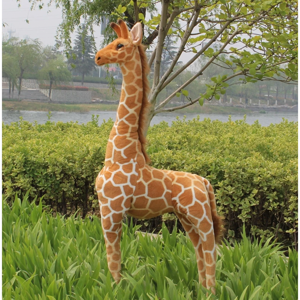 Oversize Giraffe Plush Toy For Warm Cuddles And Playtime