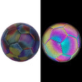 GlowSphere Soccer Ball Reflective With Holographic Look For Photos