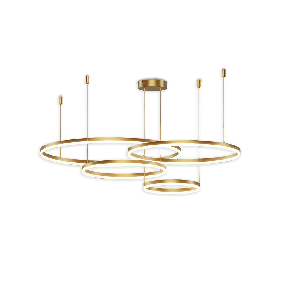 Sleek Ring Chandelier Wireless Ceiling Light With Built In LED