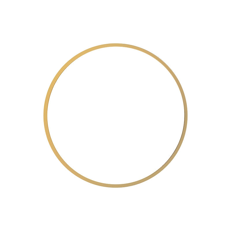 Circular LED Wall Light With Round Ring Design For Living Room