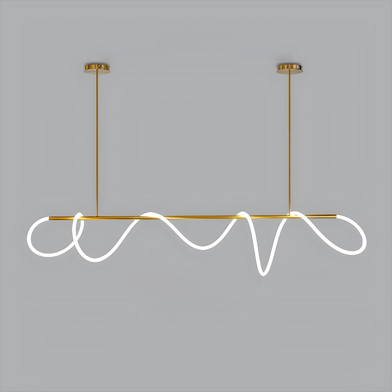 Pendant Light With Long Hose For Dining Room Modern LED Fixture