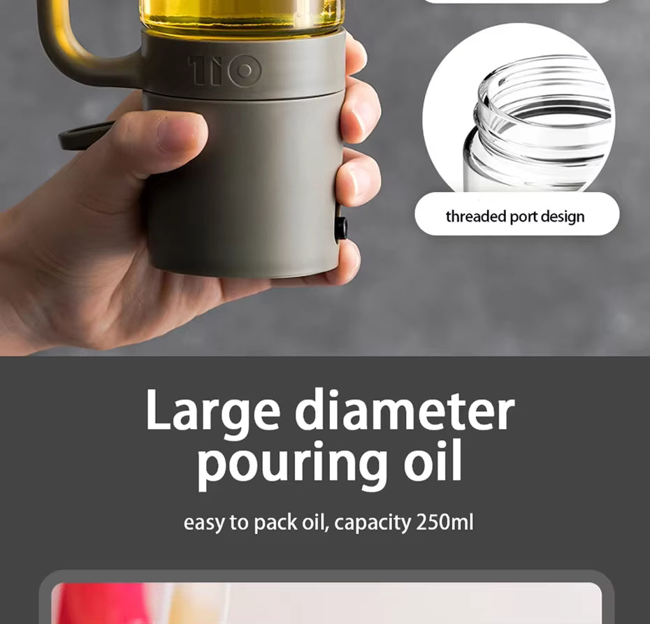 Gourmet Mist Oil Sprayer With Ergonomic Handle For Healthy Cooking