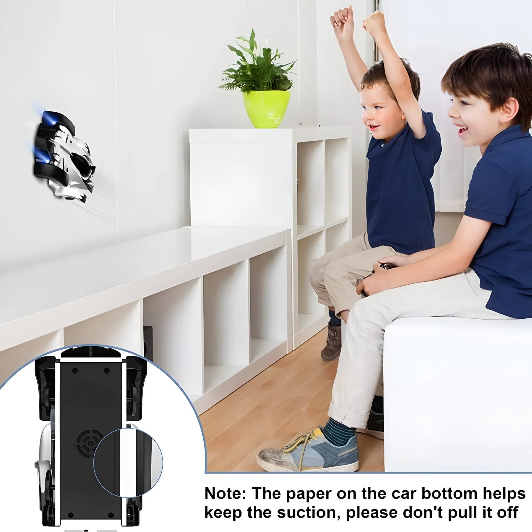 Gravity-Defying Wall-Climbing RC Car For Remote Control Stunts And Thrills